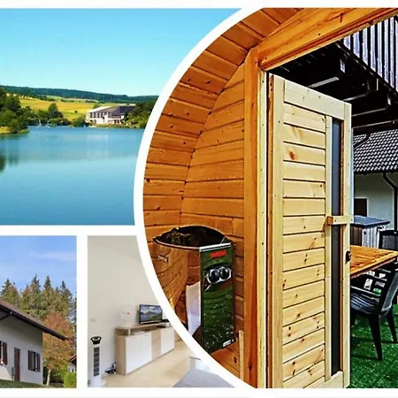 Seepark Kirchheim Ferienhaus Bei Vera Mit Sauna Buitenkant foto