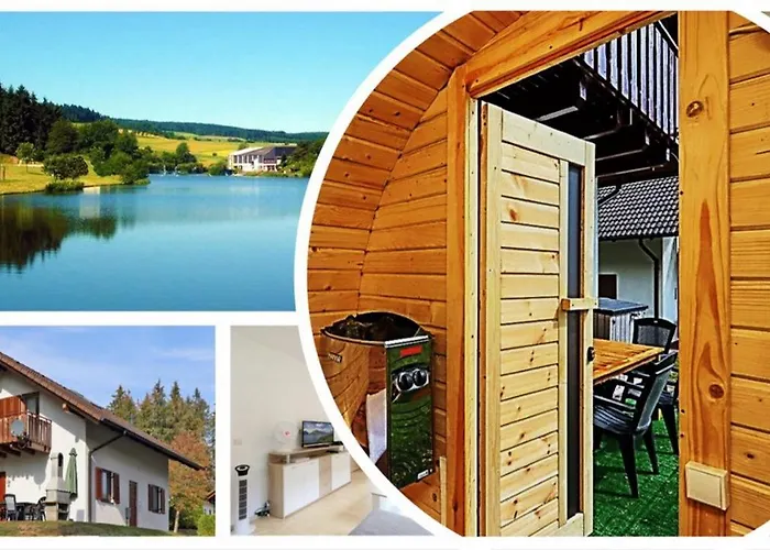 Seepark Kirchheim Ferienhaus Bei Vera Mit Sauna